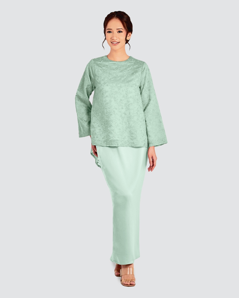 Image of TEJA KURUNG SET - CLOUD BLUE