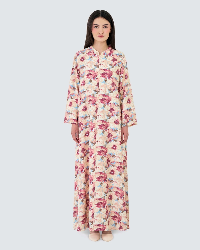 Image of VERA PRINTED KAFTAN - BLOOM