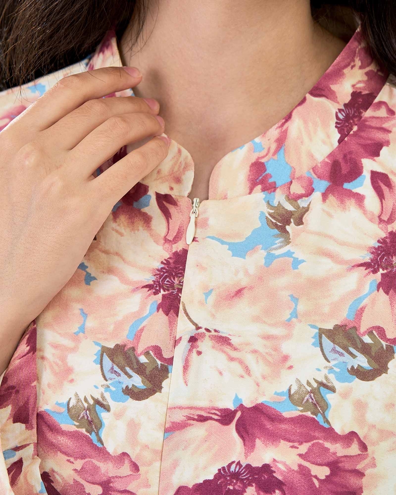Image of VERA PRINTED KAFTAN - BLOOM