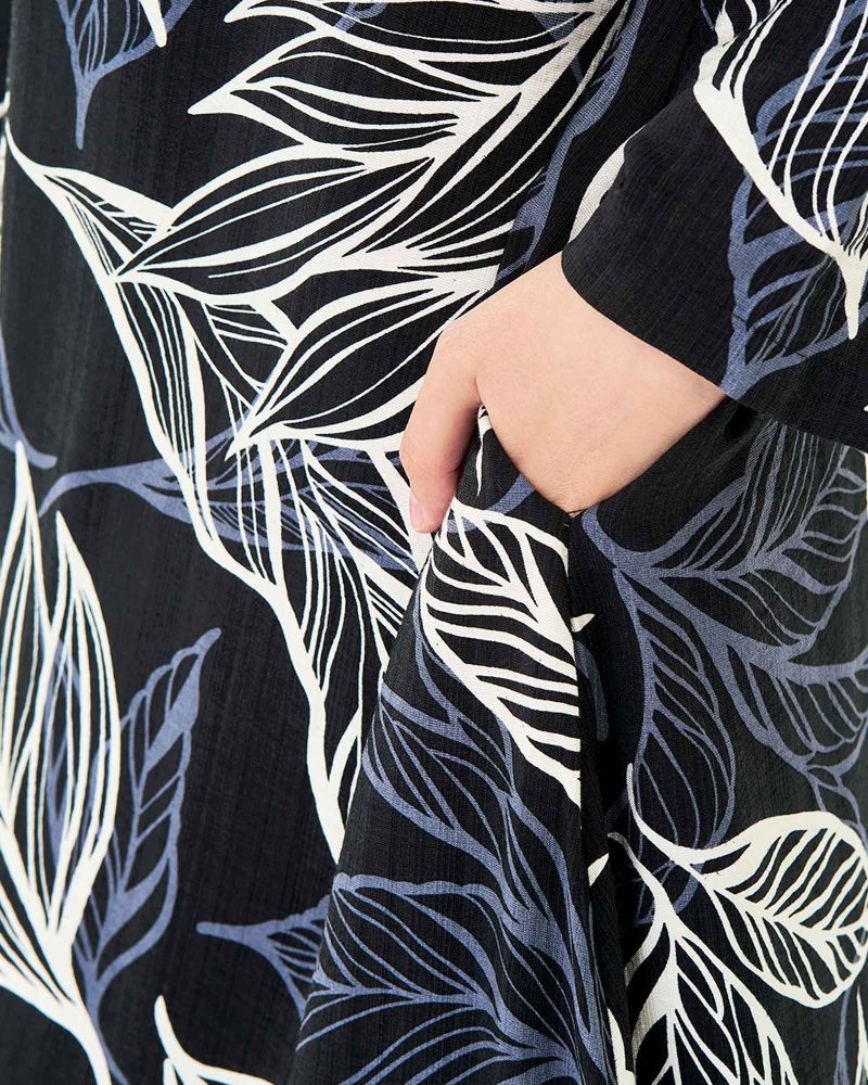 Image of VERA PRINTED KAFTAN - ECLIPSE