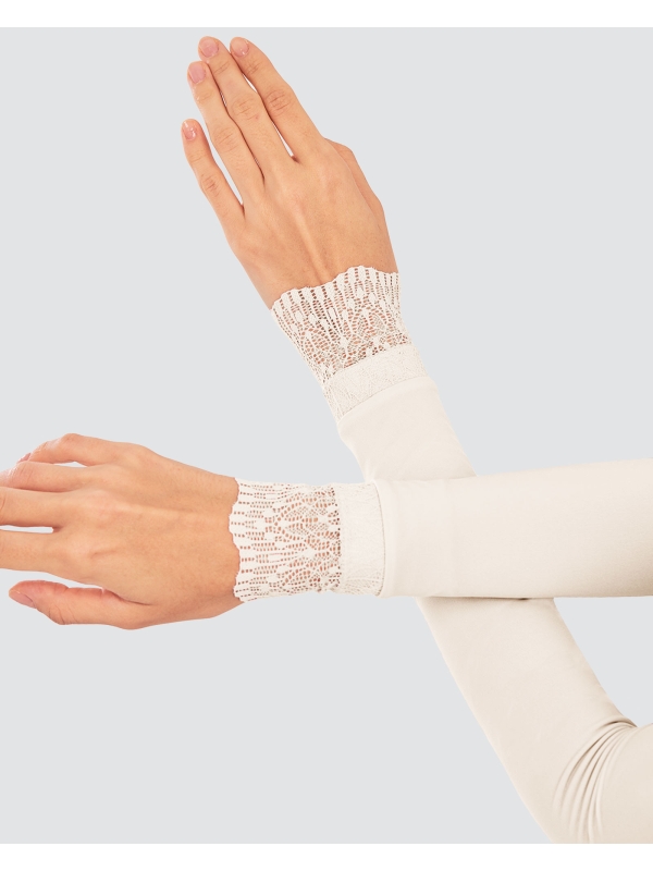 NWEAR ANA LACE HANDSOCKS - IVORY