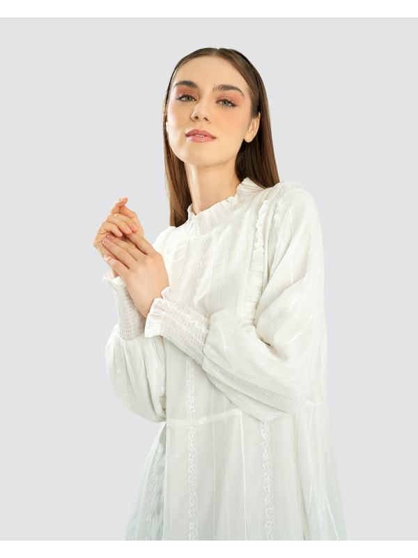 THE BUNGA SERIES: LACE DRESS - WHITE